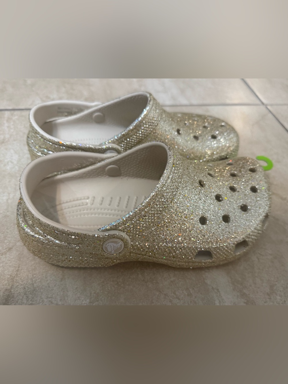 CROCS Kids' Classic Chunky Glitter Clog - Picture 7 of 10
